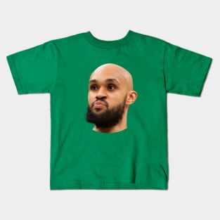 Derrick White Funny Vintage Face Kids T-Shirt